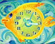 Gold Fish Clock ScreenSaver screenshot